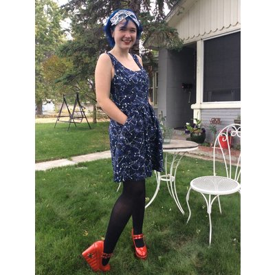 Retrolicious Constellations Dress (glow in the dark)