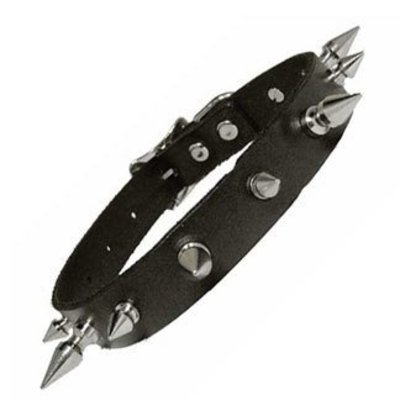 Kookie Leather Small & Large Spike Collar