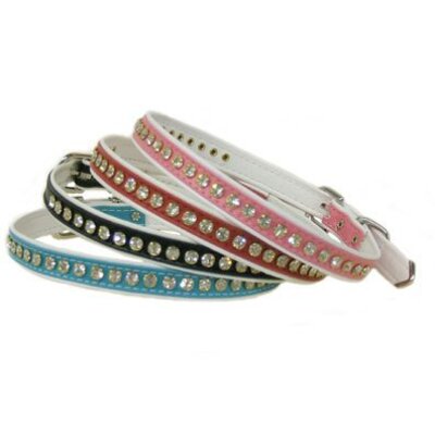 Kookie Piping Collar With Rhinestones