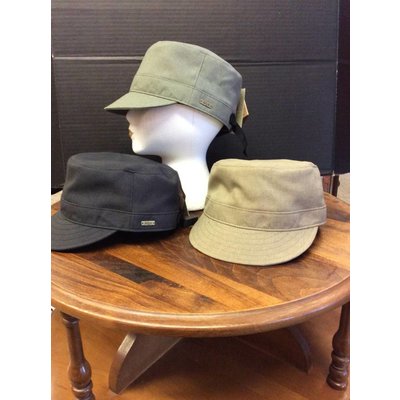 DeLux Hats Paige Poly "Military" Cap, Adj.