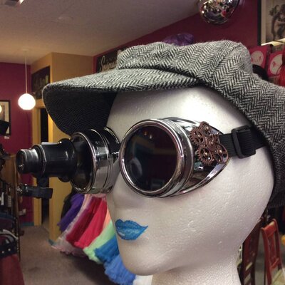 Chrome Goggles w/ 20X lighted loupe & Gear Cluster (264)