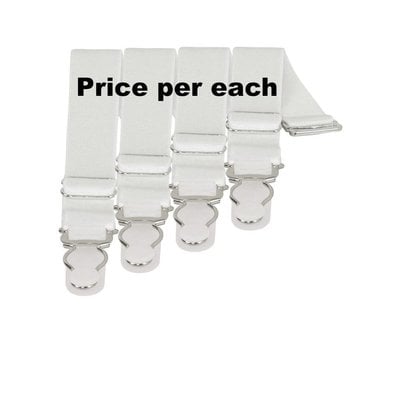 Corset Garters/Suspenders (Single White)