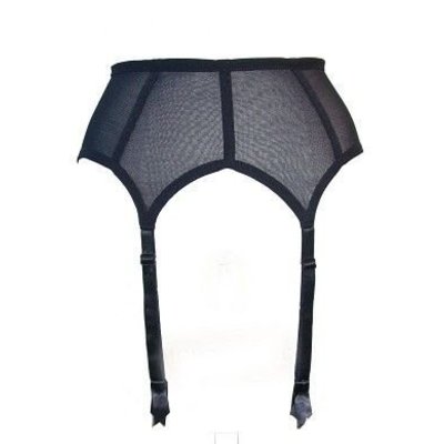 Lucy B Captive Garterbelt Black