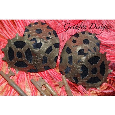 Gothfox Designs Couture Gear Love Pasties - S