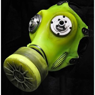 Apocalypse Hardware Glowing Gas Mask Fluorescent Green