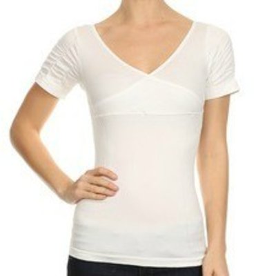 Yelete White Seamless Top