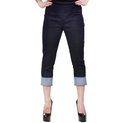Sourpuss Pedal Pushers - Blue