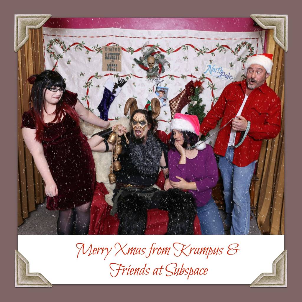 Merry Christmas from Krampus & Friends at Subspace!