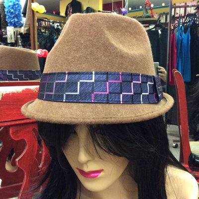 DeLux Hats Liverpool Brown Porkpie Hat
