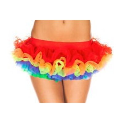 Music Legs Rainbow Petti-skirt