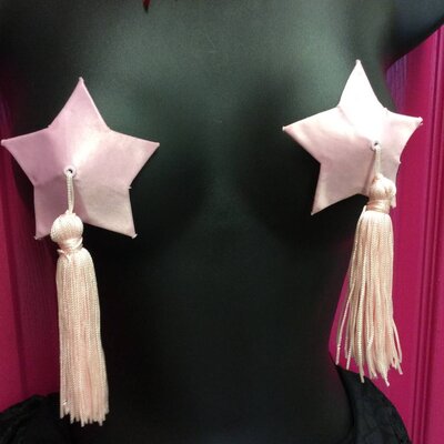 Gothfox Designs Couture Star Pasties - S