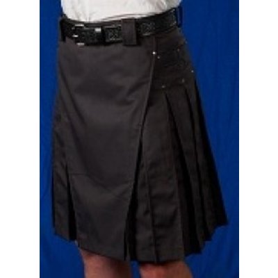 StumpTown Kilts Gray Kilt w/ Gun Metal