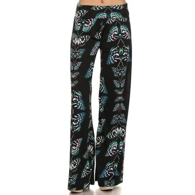 Yelete Palazzo Pants Butterflies
