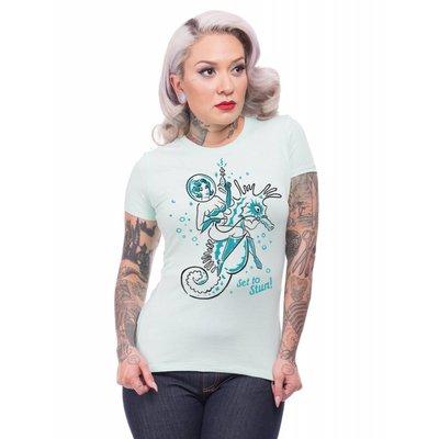 Steady Set to Stun Women's Tee in Mint