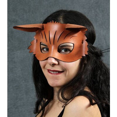 Tom Banwell Designs Foxy Leather Mask Light Brown