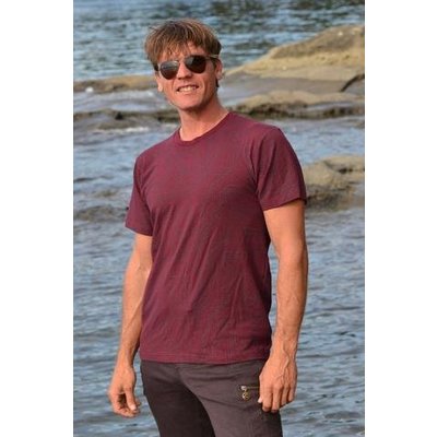 Maha Devi Chale Men's Tee w/ Digital Bark Print