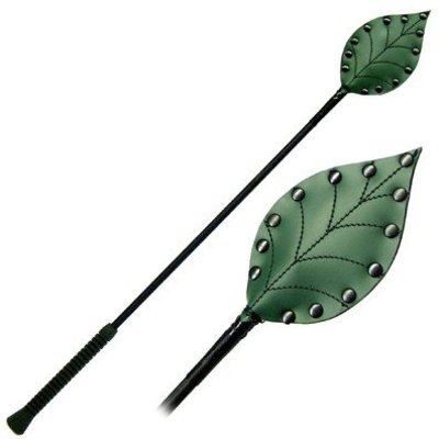 Kookie Fig Leaf 26" Heart Riding Crop