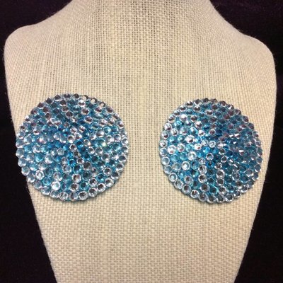 Gothfox Designs Couture Technicolor Pasties - S
