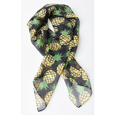 Unique Vintage Pin Up Chiffon Hair Scarf