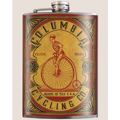 Trixie and Milo Columbia Cycling Flask, 8 oz