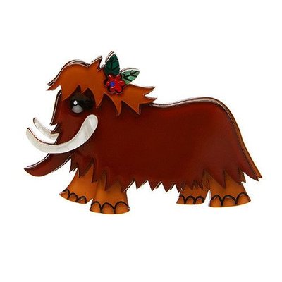 Erstwilder Peaches of Prehistoria Brooch