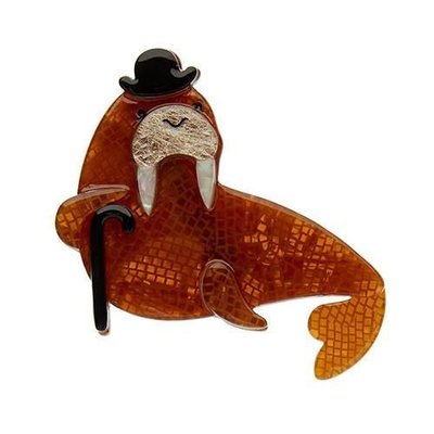 Erstwilder Old Man Walrus Brooch