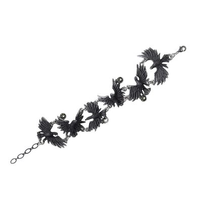 Alchemy England 1977 Flocking Ravens Bracelet