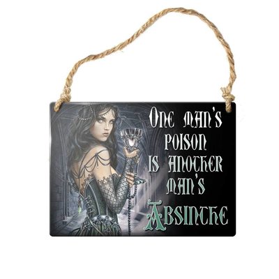 Alchemy England 1977 One Man's Poison Sign