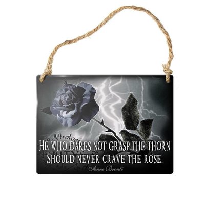 Alchemy England 1977 Never Crave the Rose Sign