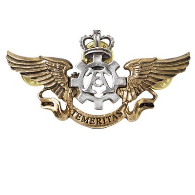 Alchemy England 1977 Temeritas Wings Medal