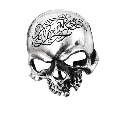 Alchemy England 1977 Nevermore Skull Buckle