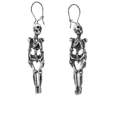 Alchemy England 1977 Skeleton Earrings