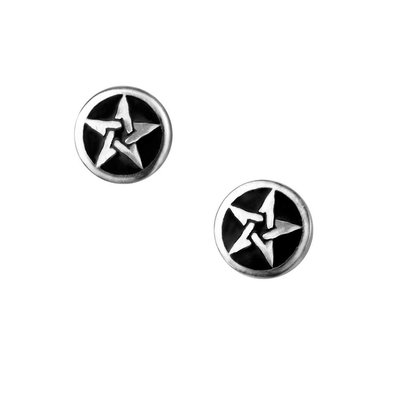 Alchemy England 1977 Pentanoir Earrings