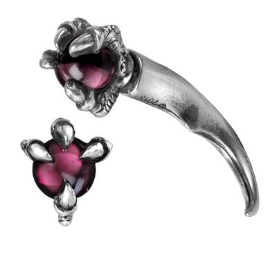 Alchemy England 1977 Dragon Orb Claw Earring