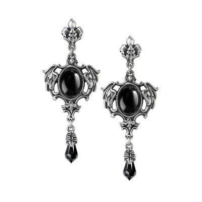 Alchemy England 1977 Seraph of Darkness Earrings