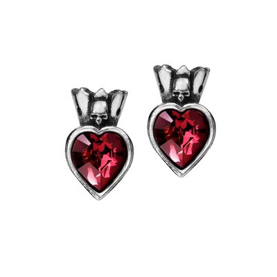 Alchemy England 1977 Claddagh Heart Earstuds