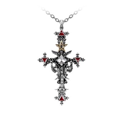 Alchemy England 1977 Illuminati Cross Pendant