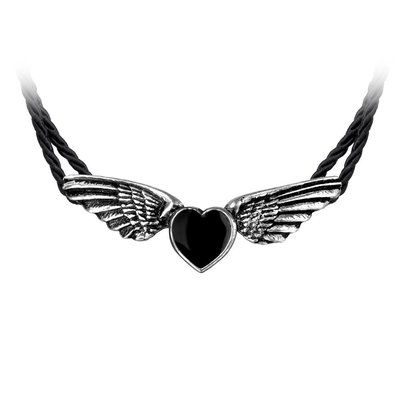 Alchemy England 1977 Coeur Noir Necklace