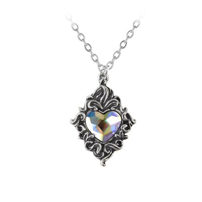 Alchemy England 1977 Crystal Heart Pendant