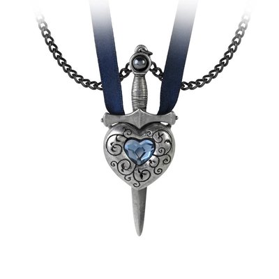 Alchemy England 1977 Love is King Necklace - Blue