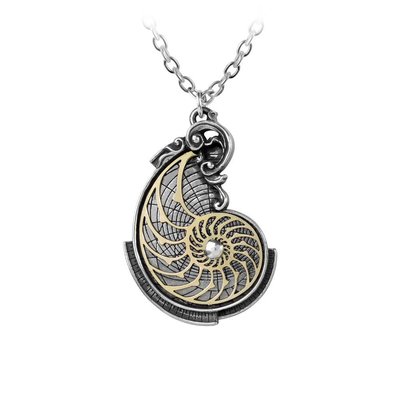 Alchemy England 1977 Fibonacci's Golden Spiral Pendant