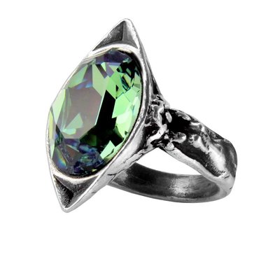 Alchemy England 1977 Absinthe Fairy Spirit Crystal Ring