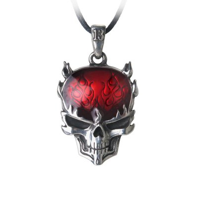 Alchemy England 1977 Flame-Brain Pendant