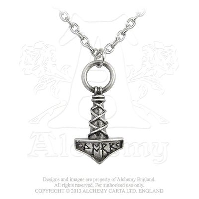 Alchemy England 1977 Thor's Hammer Amulet Pendant