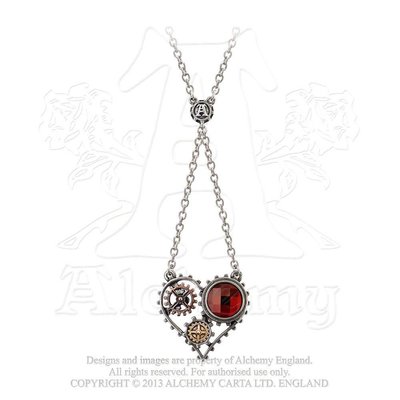 Alchemy England 1977 Coeur du Moteur Necklace