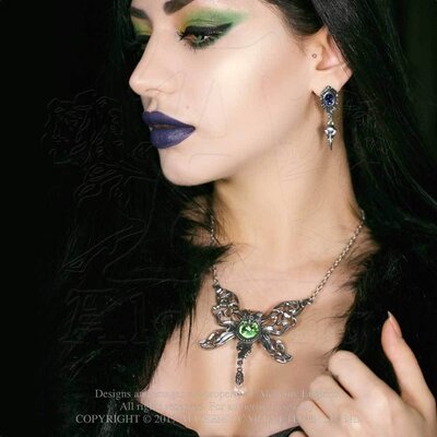 Alchemy England 1977 Le Phantom Vert Necklace