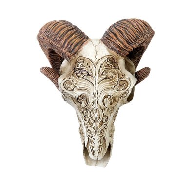 Alchemy England 1977 Scrimshaw Ram Skull