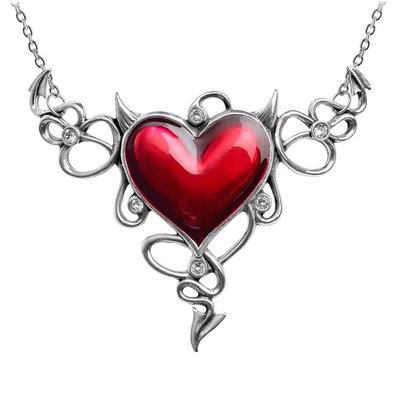 Alchemy England 1977 Devil Heart Généreux Necklace