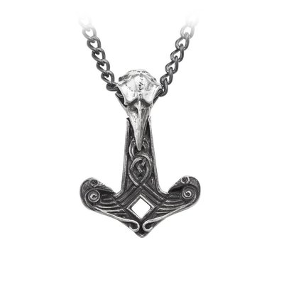 Alchemy England 1977 Raven Hammer Pendant