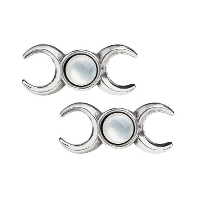 Alchemy England 1977 Triple Goddess Studs